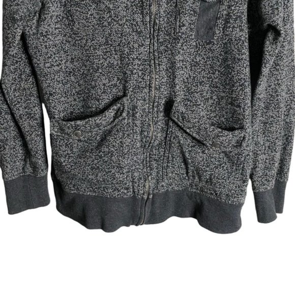 Burton Women's Gray Full Zip Knit Hoodie Jacket - Picture 3 of 8